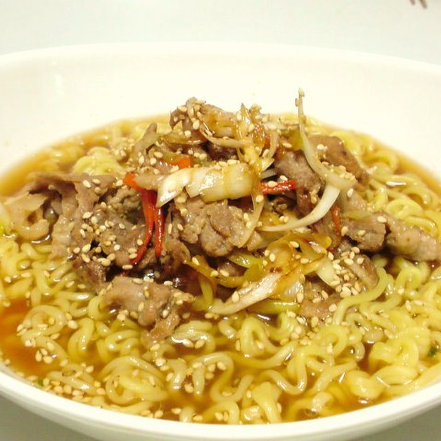 ラーメンのトッピング 豚コマのスタミナ焼 レシピ 作り方 By ｎｏｒｏ０７５ クックパッド 簡単おいしいみんなのレシピが360万品