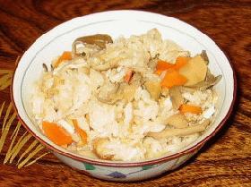 舞茸の混ぜノ二ご飯