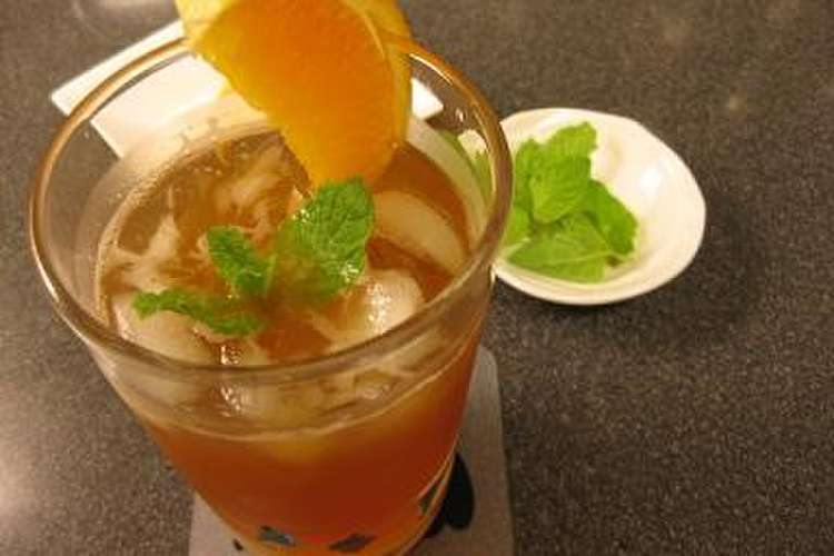 アイスオレンジミントティー レシピ 作り方 By Acchin721 クックパッド 簡単おいしいみんなのレシピが361万品