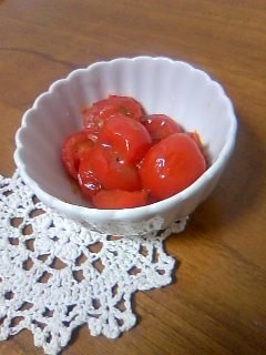プチトマトのクレソル炒めの画像