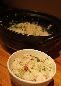 土鍋でたこ飯(´◎`)