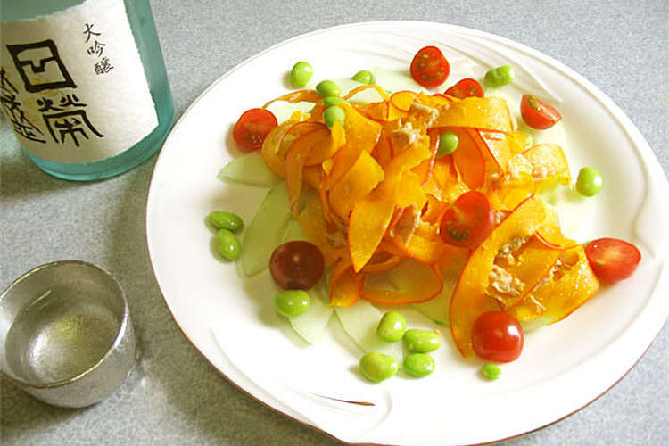 赤かぼちゃと太胡瓜の加賀野菜サラダ レシピ 作り方 By かきいち クックパッド 簡単おいしいみんなのレシピが353万品