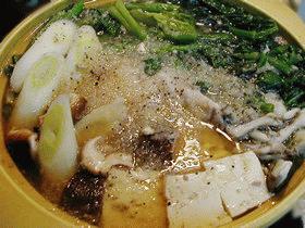 豚とほうれん草のみぞれ鍋サンラータン風