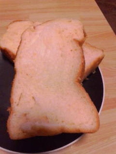 HBで超簡単！甘いミルク食パンの写真