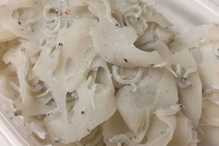 花粉症に レンコンとしらすの白きんぴら レシピ 作り方 By Moooooto クックパッド 簡単おいしいみんなのレシピが368万品