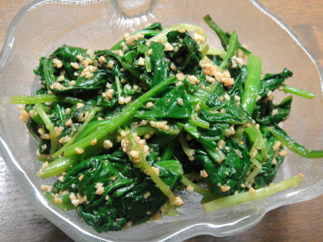 ヒシとほうれん草のディップのレシピ