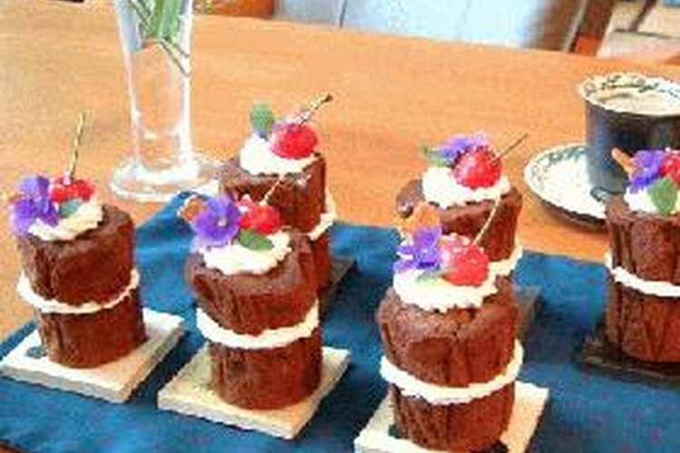 5月のお菓子 ガトーーショコラのプチケーキ レシピ 作り方 By Ikumi40 クックパッド 簡単おいしいみんなのレシピが350万品