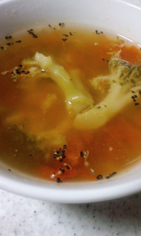 ●朝食簡単野菜スープ♪の画像
