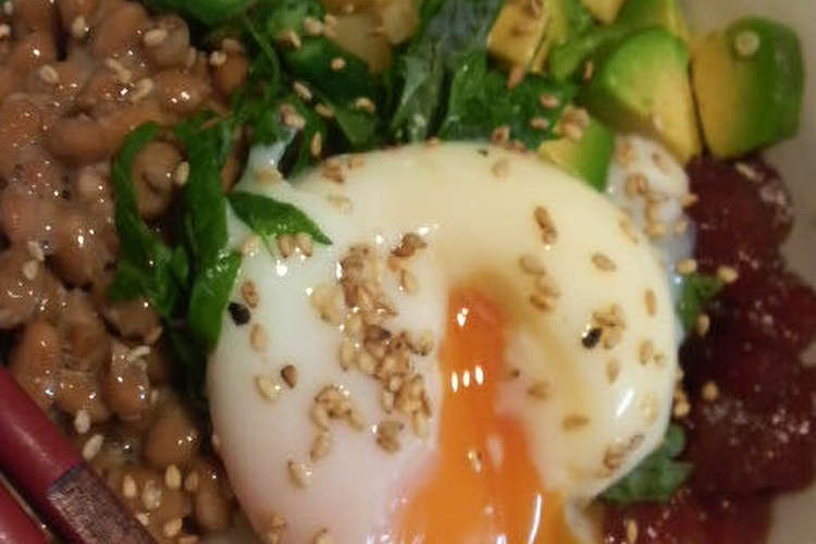 栄養満点 元気の出るネバネバ丼 レシピ 作り方 By ふたばの料理教室 クックパッド 簡単おいしいみんなのレシピが364万品