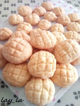 さくほろ☆ミニメロンパンクッキー