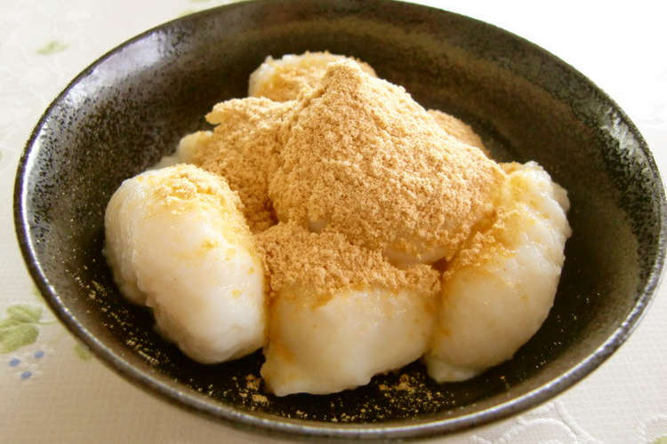 おやつに 豆乳牛乳de葛粉片栗粉わらび餅 レシピ 作り方 By 白雲堂 クックパッド 簡単おいしいみんなのレシピが352万品