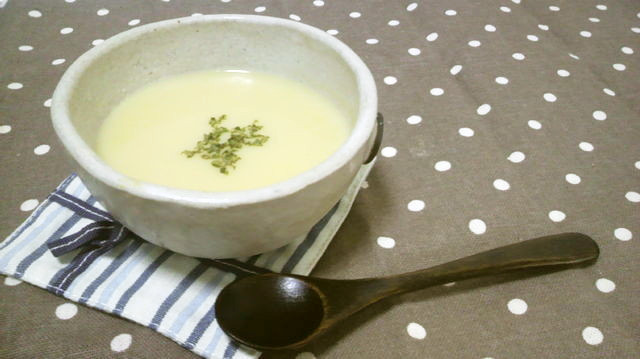 タマネギとカボチャの冷製スープの画像