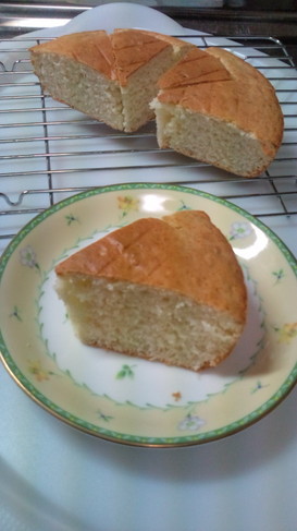 卵なし☆さくふわスポンジケーキ