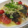 マグロとキムチのサラダ、韓国風