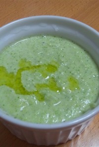 簡単ローフードBroccoli soup