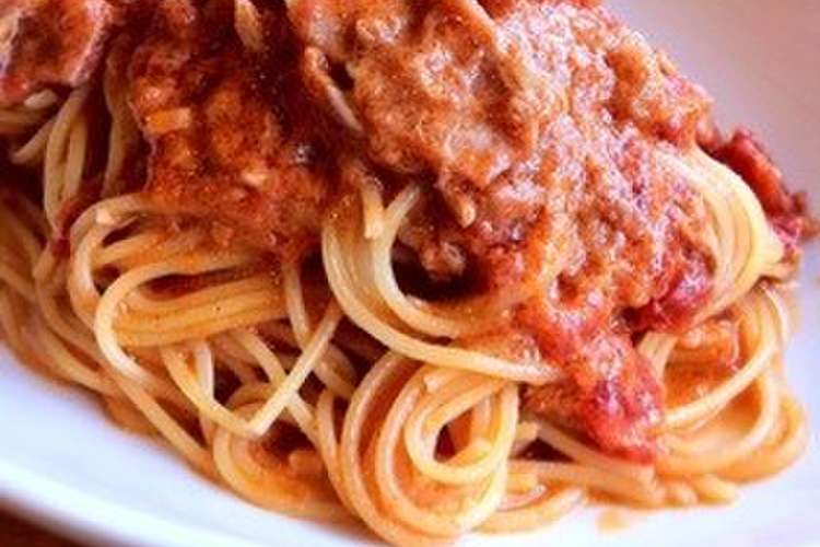 ツナとベーコンのトマトクリームパスタ レシピ 作り方 By 栄養士のれしぴ クックパッド 簡単おいしいみんなのレシピが352万品