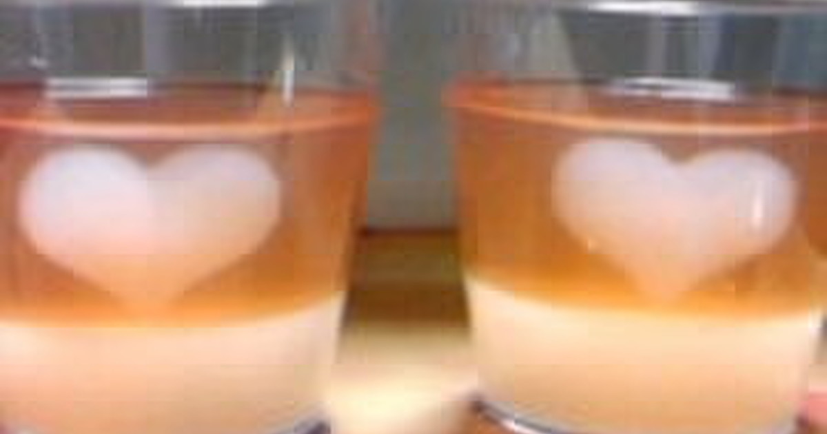 アセロラとカルピスのハート入り二色ゼリー レシピ 作り方 By ちっこい女の子 クックパッド 簡単おいしいみんなのレシピが361万品