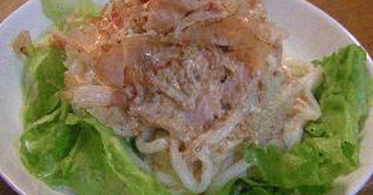 レンジで３分 速攻ランチ 甘辛まぜうどん 時短 節約 つきの家族食堂 ごはんとおやつと