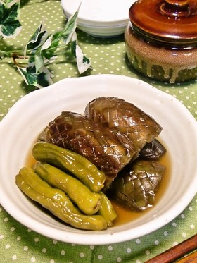 茄子とししとうの煮浸し