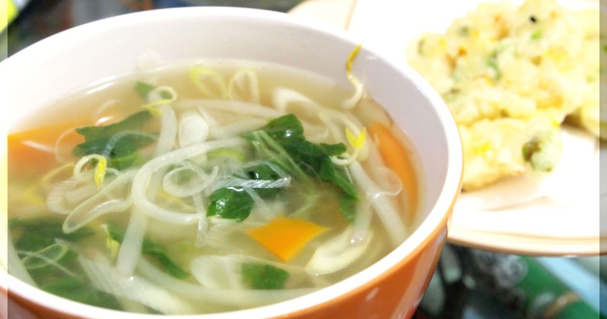 ダシダで焼肉屋さんの野菜どっさりスープ by ぷちまるこ 【クックパッド】 簡単おいしいみんなのレシピが351万品