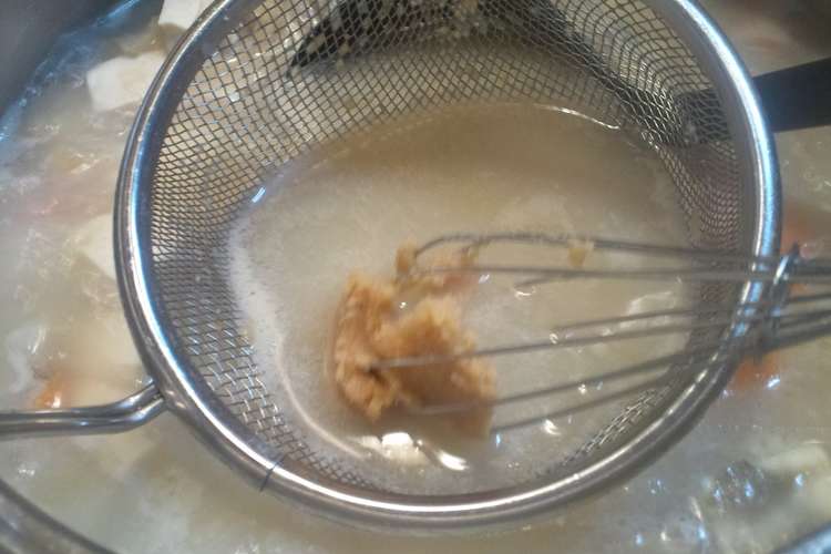 時短 目から鱗の味噌溶き 味噌汁などに レシピ 作り方 By はるひ クックパッド 簡単おいしいみんなのレシピが354万品