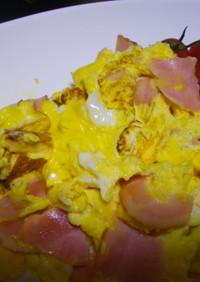 朝食用の卵焼き