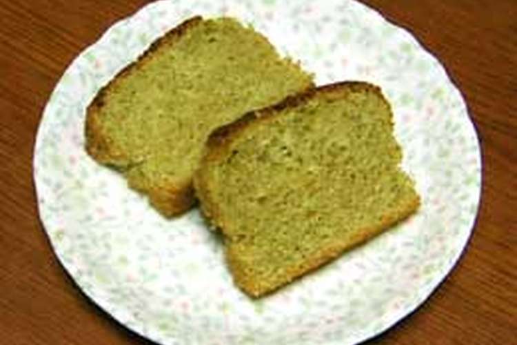 マヨネーズで作る緑茶パウンドケーキ レシピ 作り方 By Maruneko クックパッド 簡単おいしいみんなのレシピが350万品