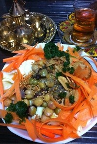 ひよこ豆の簡単アラブ風サラダ