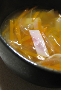ニンジンと玉ねぎのスープ