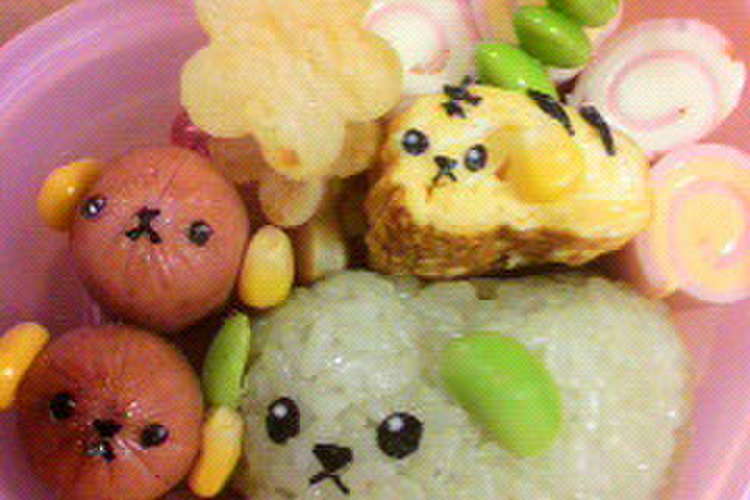 キャラ弁 豆しば レシピ 作り方 By もねるい クックパッド 簡単おいしいみんなのレシピが373万品