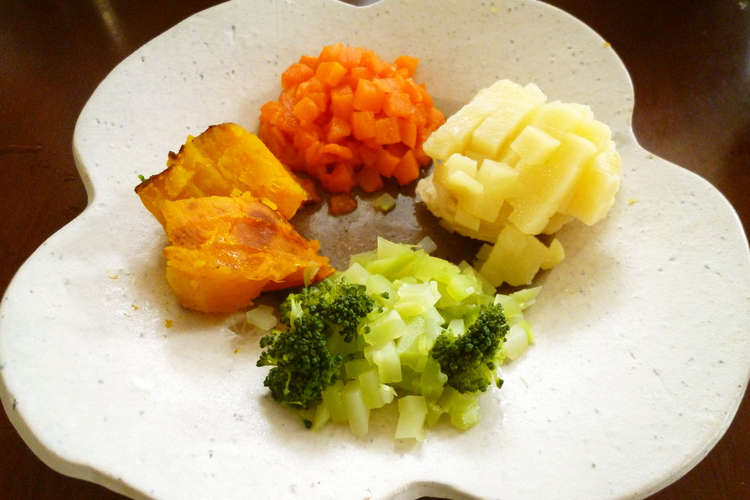 エッグカッターで 離乳食後期 下ごしらえ レシピ 作り方 By オヤユビ クックパッド