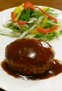 ふわふわ♡チーズｉｎ豆腐ハンバーグ