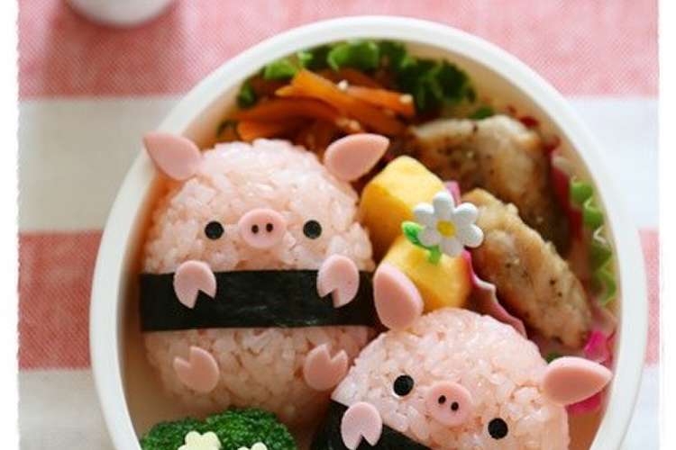俵deぶたちゃん巻おにぎり キャラ弁 レシピ 作り方 By Mai Mai クックパッド 簡単おいしいみんなのレシピが373万品