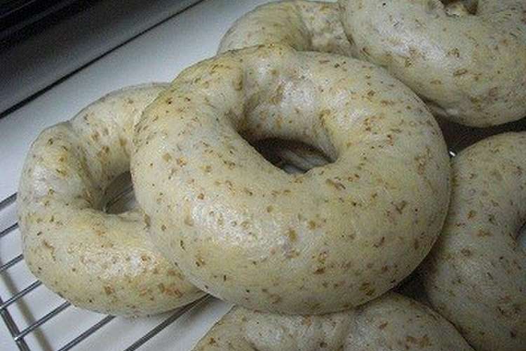 グラハム入りプレーンベーグル レシピ 作り方 By マカロン大好き クックパッド 簡単おいしいみんなのレシピが365万品