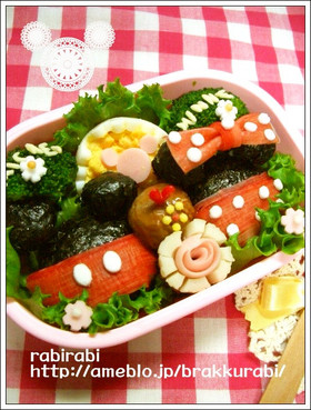 【キャラ弁✿ミッキー&ミニー】