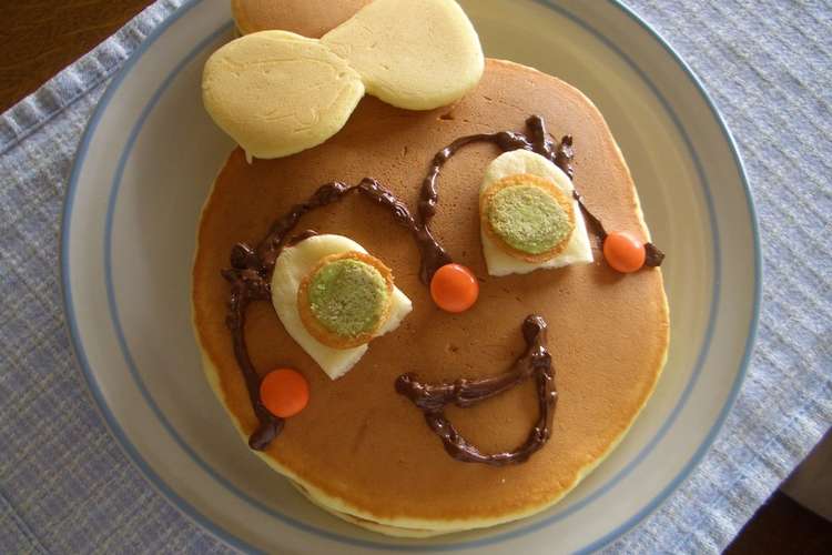 コキンちゃん ホットケーキデコ レシピ 作り方 By まりンち クックパッド
