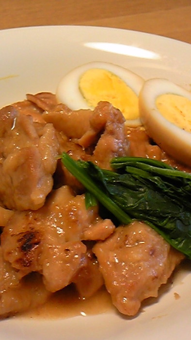 定番☆鶏モモ肉と卵の煮物の写真