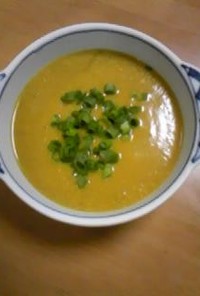 カボチャとニンジンの豆乳スープ