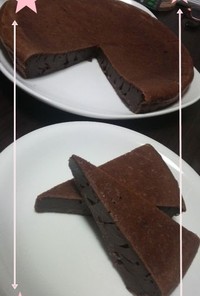 低カロリー☆炊飯器de濃厚チョコケーキ