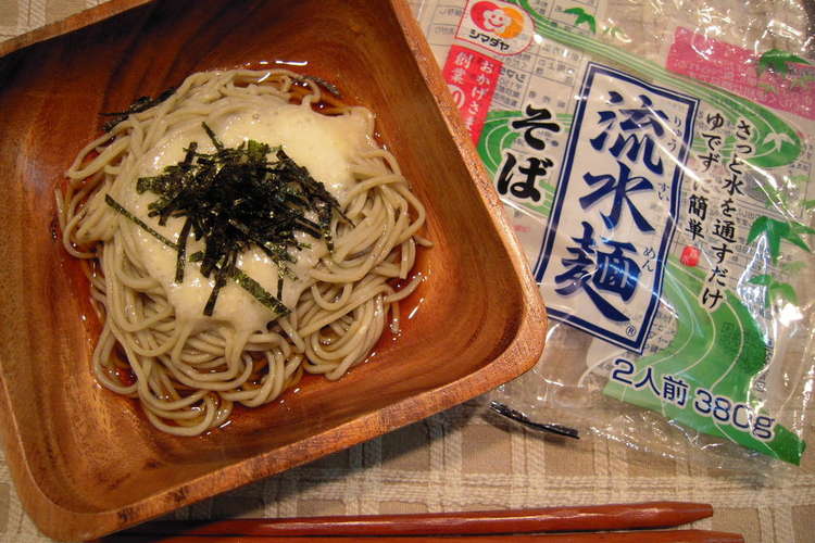 流水麺でとろろそば レシピ 作り方 By ぷくぷくぞー クックパッド