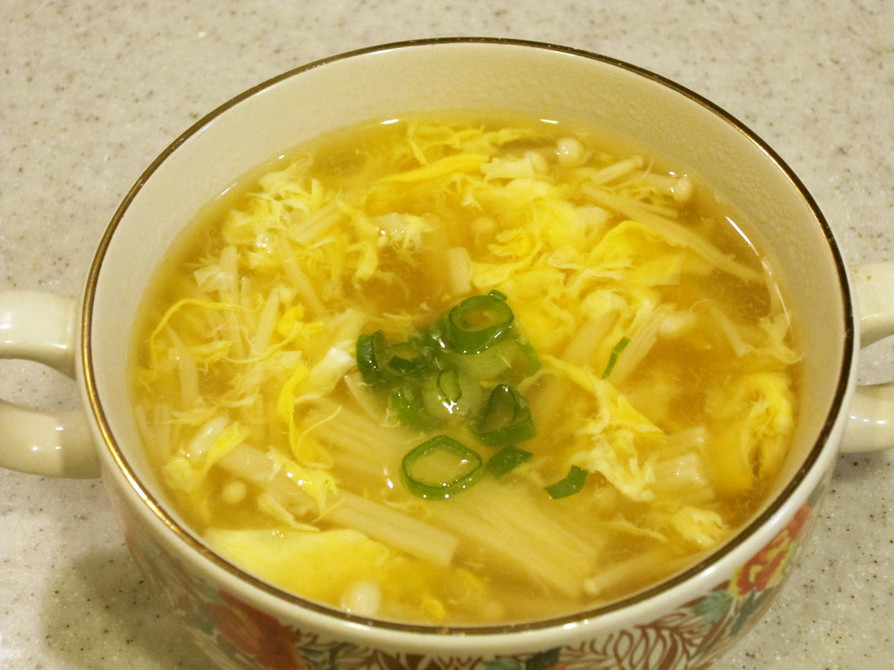 えのきだけと卵の生姜スープの画像