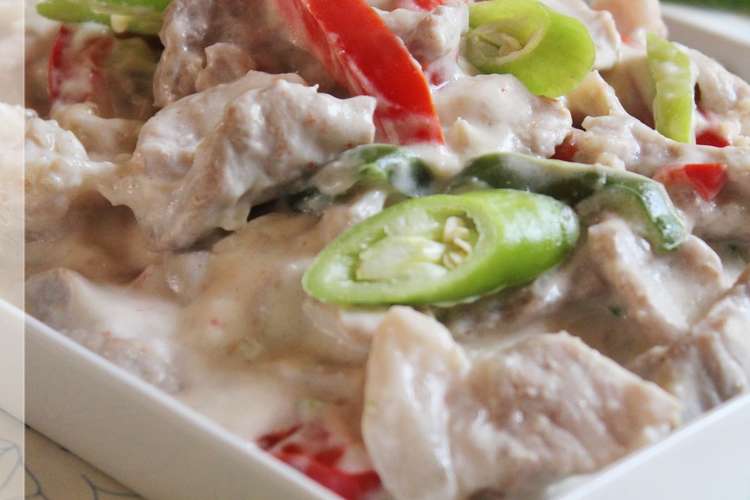 フィリピンの味 豚肉のココナッツミルク煮 レシピ 作り方 By Hoink クックパッド