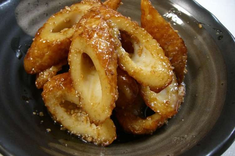 簡単おつまみ ちくわのごま油焼き レシピ 作り方 By Kanapichi クックパッド 簡単おいしいみんなのレシピが352万品