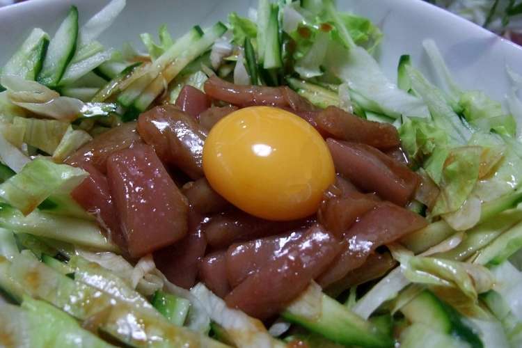 居酒屋風 かつおユッケ レシピ 作り方 By Giba クックパッド 簡単おいしいみんなのレシピが360万品