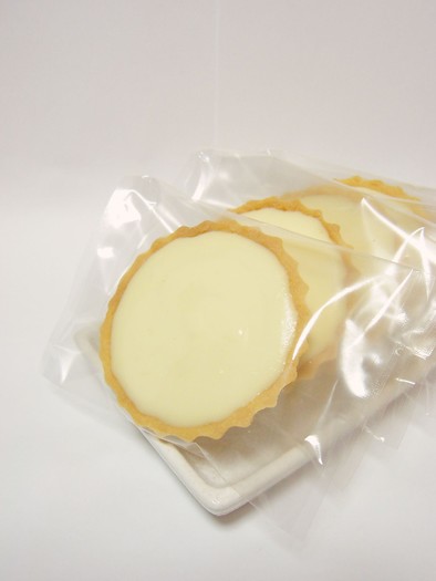 濃厚チーズの＊レアチーズタルトの写真