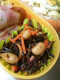 まごわやさしい☆全部入り!ひじきの煮物