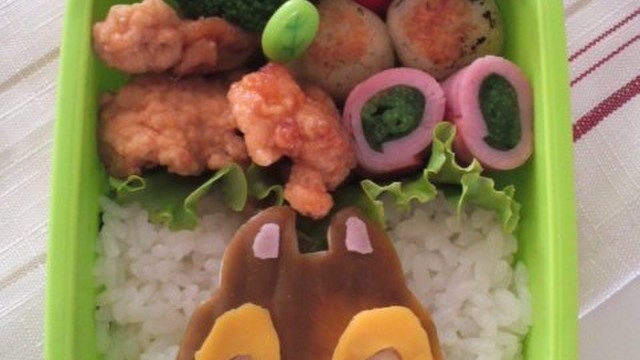 薄焼き卵で作る チップのキャラ弁 レシピ 作り方 By 太陽と風ママ クックパッド 簡単おいしいみんなのレシピが358万品