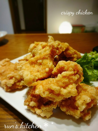 ✽鶏むね肉のクリスピー唐揚げ✽の写真