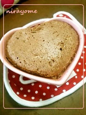 レンジで簡単マグカップの蒸しパンケーキ