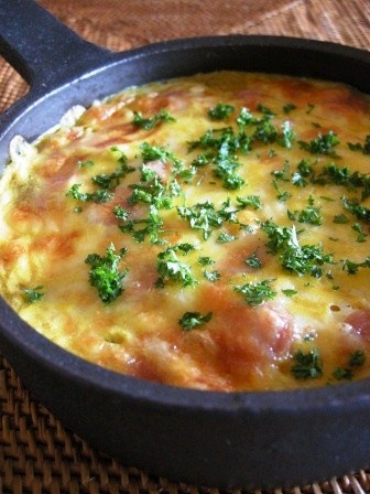 長芋のカレーチーズ焼きの画像